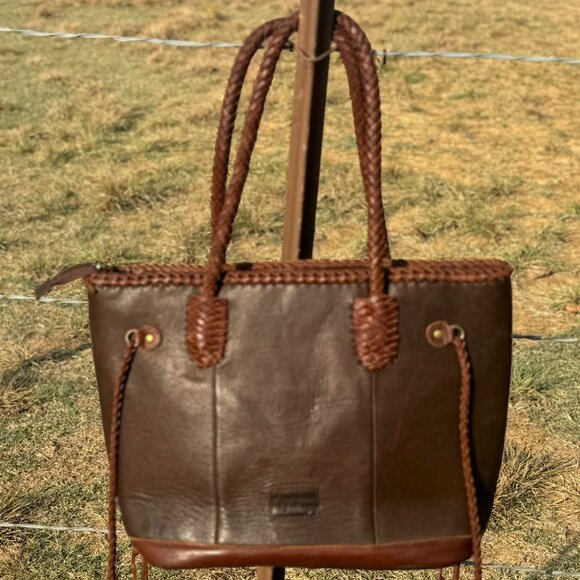 New American Darling Leather Purse with Turquoise Stone! - Picture 3 of 6